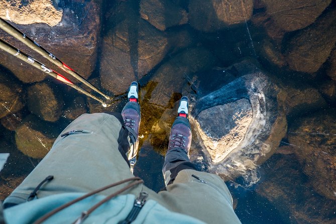 Beginner friendly Nordic Ice Skating On lakes in Stockholm
