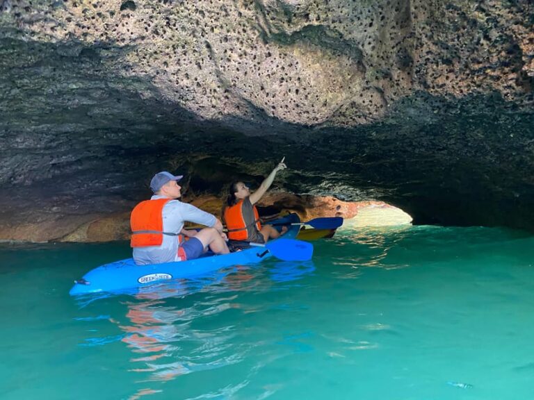 Benagil Beach: Kayak to Benagil caves at Sunrise, find peace