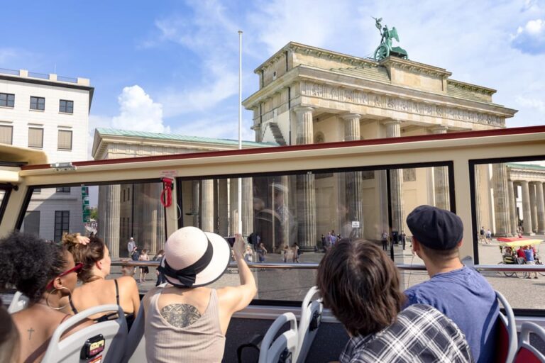 Berlin: Hop-On Hop-Off Sightseeing Bus with Boat Options
