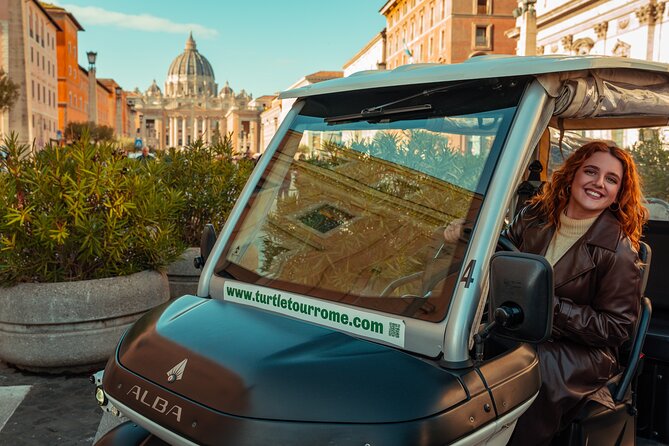 Best of Rome by golf cart – private tour larger groups