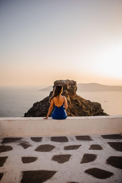 Blue domes in Oia village! Photo shoot in Santorini island!