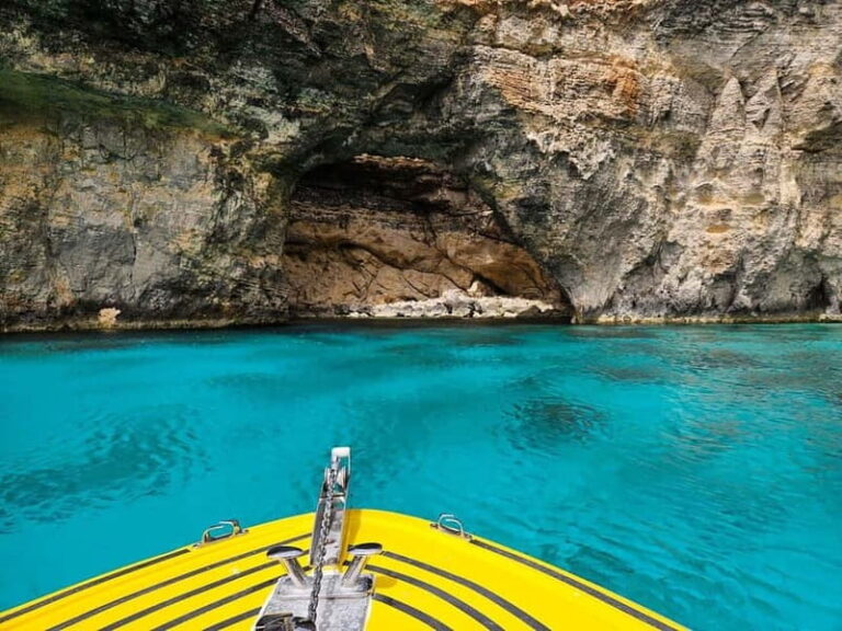 Blue Lagoon:Malta Crystal Lagoon, Comino,Private Speedboat
