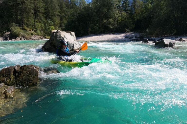 Bovec: Iconic Sit-on-Top Kayak Tour on Soa River +FREEphoto