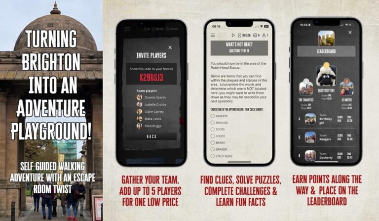 Brighton: City Walking Tour & Exploration Game