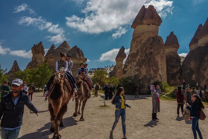 Camel Ride Through Cappadocia’s Fairy Chimneys With Balloon view