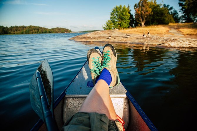 Canoe adventure in Stockholm Archipelago