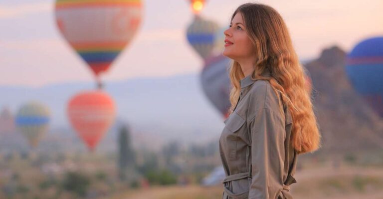 Cappadocia Photo Shoot with Flying Dress Option in Goreme