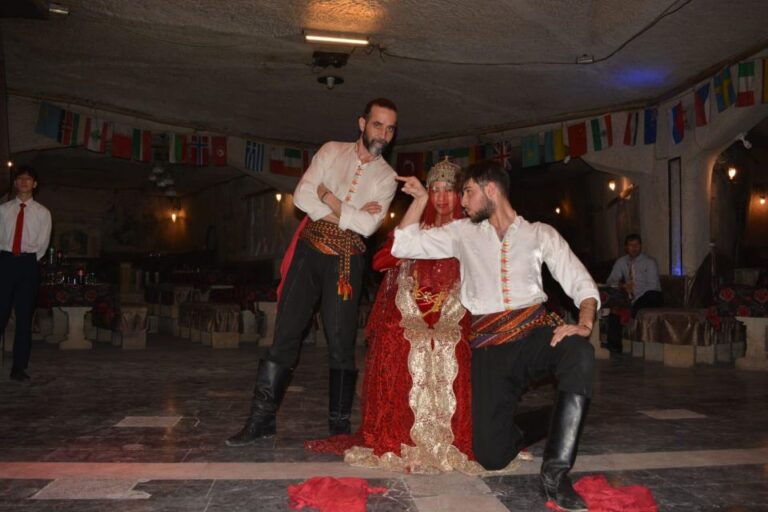 Cappadocia: Traditional Turkish Performance Night with Drink
