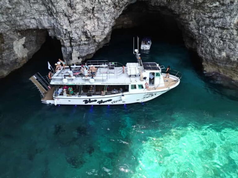 Comino Blue Lagoon & Crystal Lagoon – 3 Bay Cruise