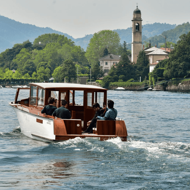 Como: Sunset Shared boat tour with Prosecco aperitif