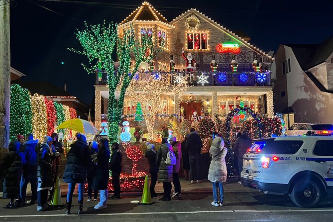 Contrasts VIP + Dyker Heights, Christmas in NYC