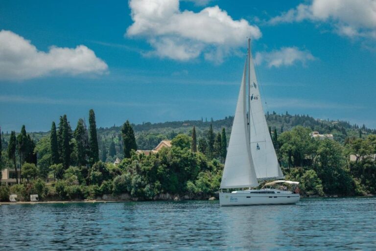 Corfu: Private Half Day Sailing Boat Cruise