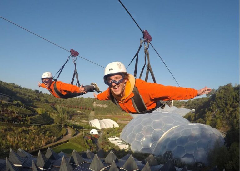 Cornwall: Eden Project Zip Wire Experience
