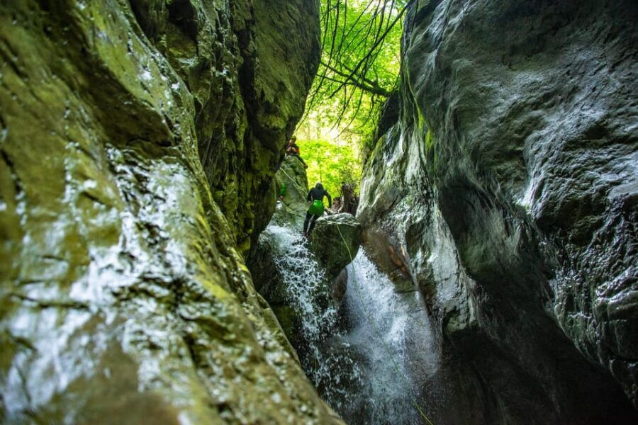 Dornbirn: Merlins World canyoning experience for beginners - Detailed Breakdown of the Itinerary