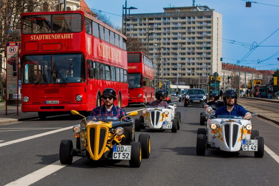 Dresden: Hot rod city tour - sightseeing with an adrenaline factor - An in-depth look at the Hot Rod Dresden experience