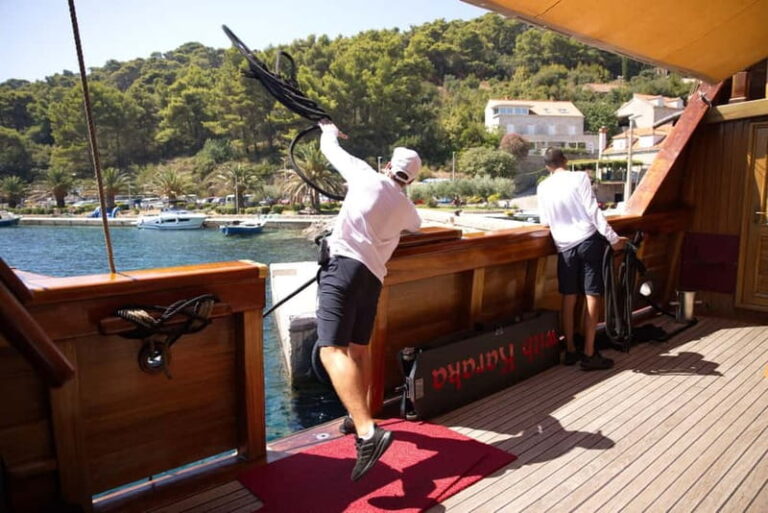 Dubrovnik: Elaphite Island Hopping Cruise on Karaka Ship