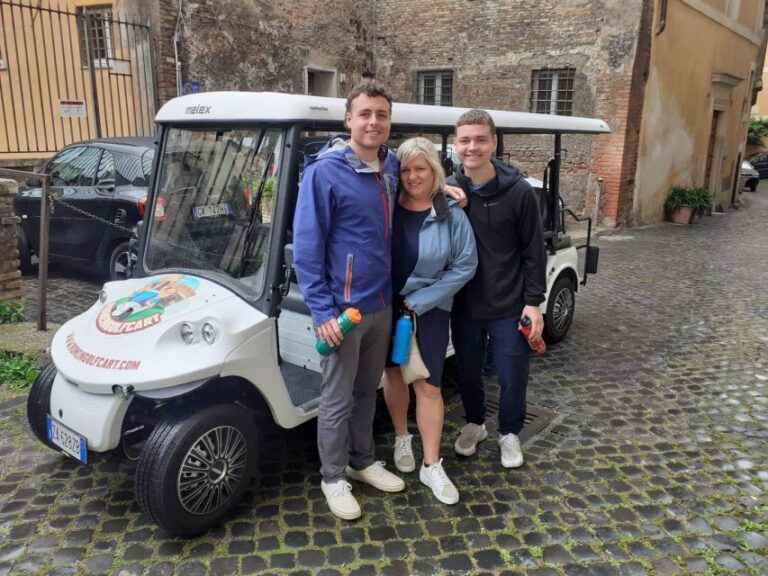 Exclusive 6 hours tour of Rome in Golf cart for Cruisers