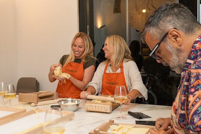 Exclusive Pasta & Tiramisu Class with Wine in Historical Rome