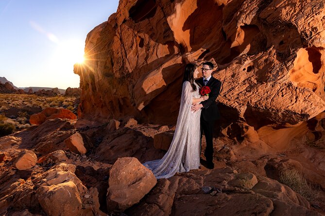 Fire Rock Wedding at Redstone Dune Trails
