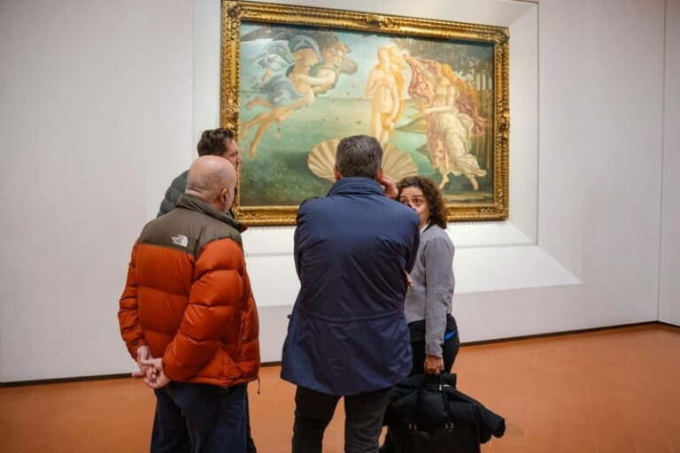 Florence: Uffizi & Accademia Small Group Walking with Guide