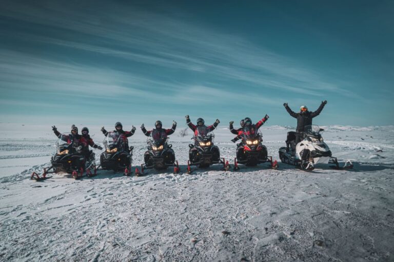 From Alta: Daytime Snowmobile Adventure