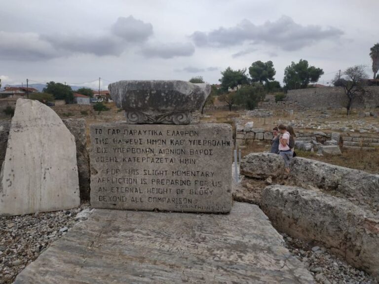 From Athens: City & Corinth Guided Day Tour