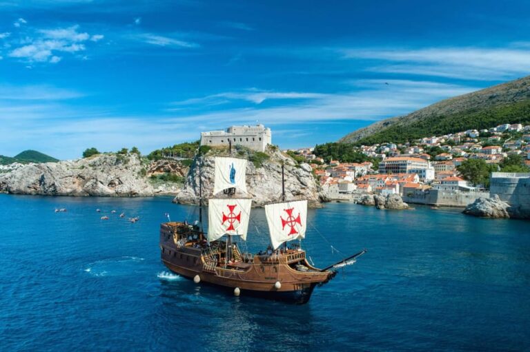 From Dubrovnik: Elaphiti Islands Galleon Cruise with Lunch