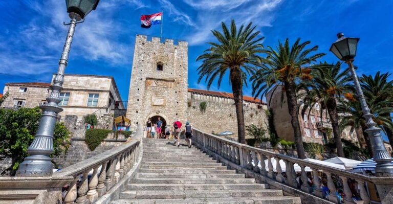 From Dubrovnik: Island of Korula with wine tasting