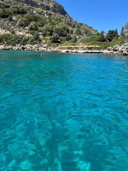 From Faliraki : Speedboat tour kalithea caves&antony kouin