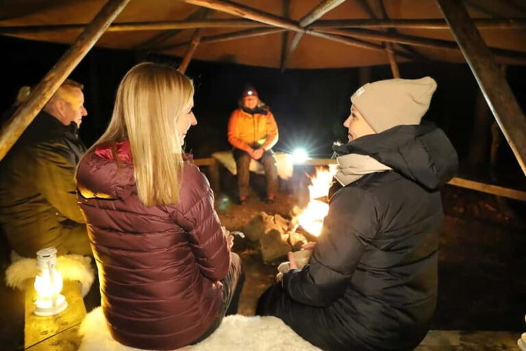 From Helsinki: Guided Forest Walk in the dark with campfire