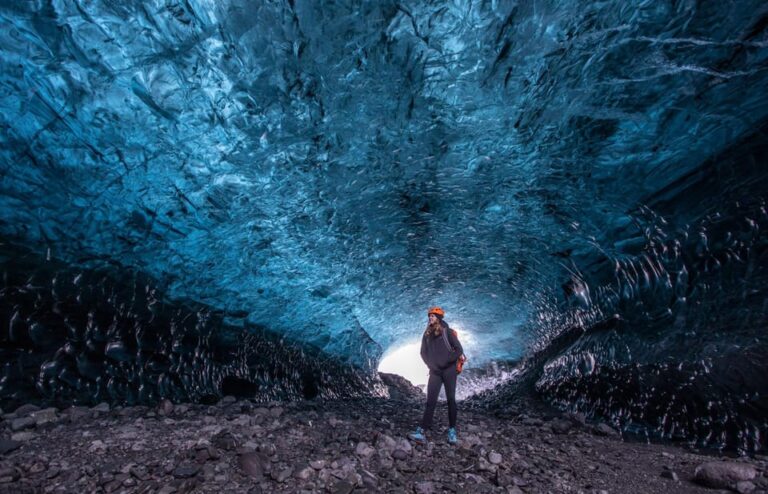 From Jökulsárlón: Crystal Ice Cave Vatnajökull Glacier Tour