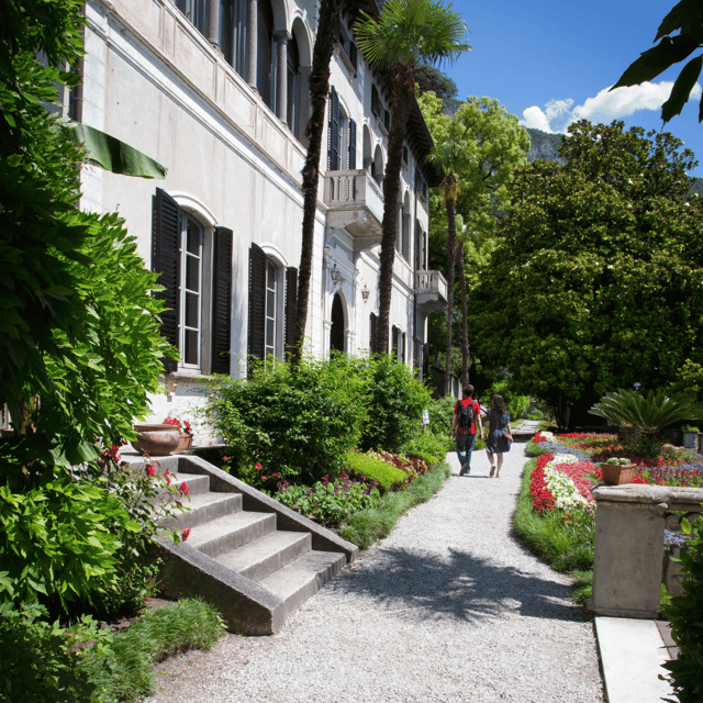 From Lecco: Lakeside Villas Entry Tickets with Ferries