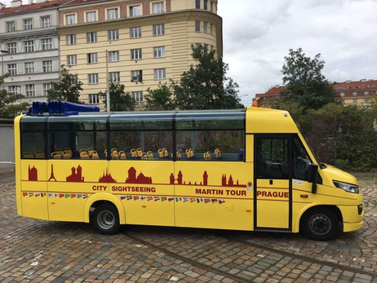From Old Town: 2-Hour Prague Bus Tour with Top Sights