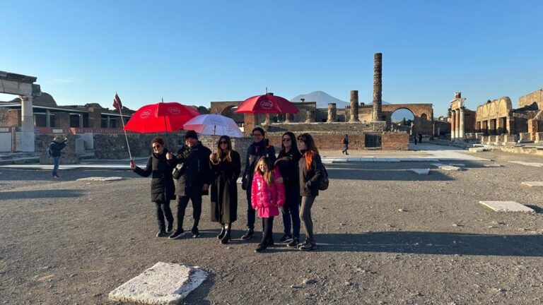 From Positano: Pompeii Ruins Small Group Guided Tour