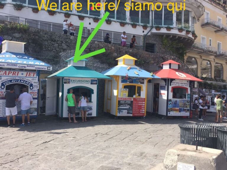 From Positano, Praiano, or Amalfi: Capri Full-Day Boat Tour