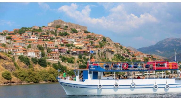From Pretra or Molyvos: Lesvos Cruise with BBQ