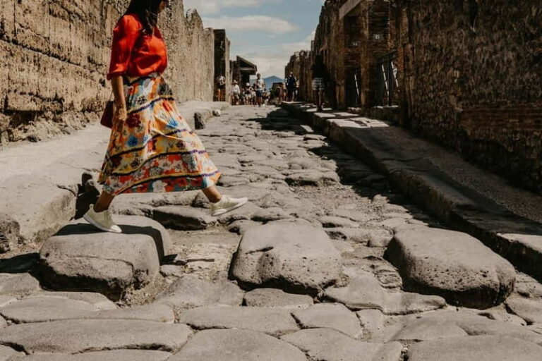 From Rome: Pompeii Ruins Tour with Expert Guide & Fast Train