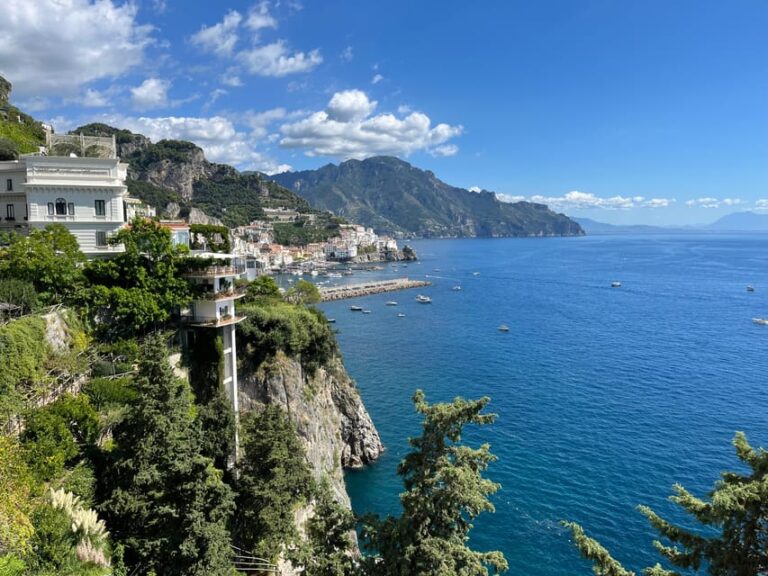 From Salerno: Private Tour of Positano, Amalfi, and Ravello