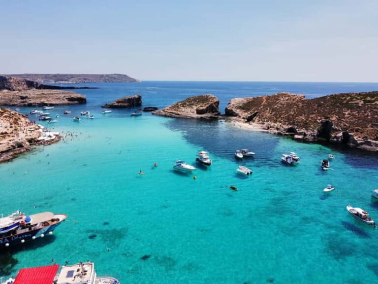 From Sliema: Comino, Crystal Lagoon, and Blue Lagoon Cruise