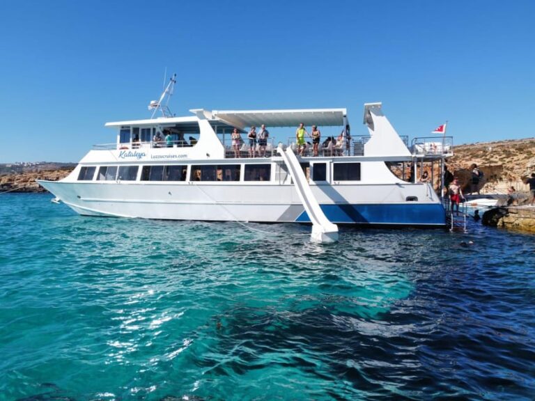 From Sliema: Gozo, Comino and Blue Lagoon Cruise