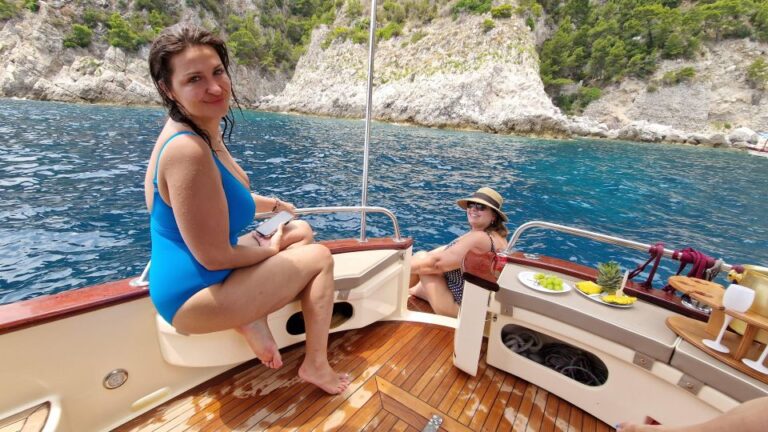 From Sorrento-Capri or Positano: Capri & Positano Boat Tour