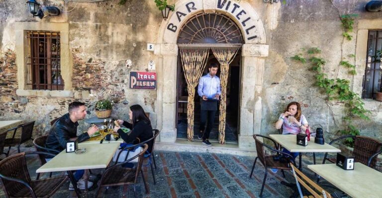 From Taormina: Private Godfather Tour with lunch