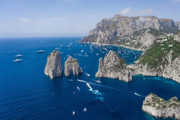 Full Day Private Boat Tour of Capri from Praiano