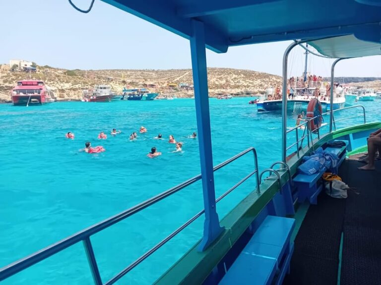 Full day private charter around Comino, Gozo & Malta
