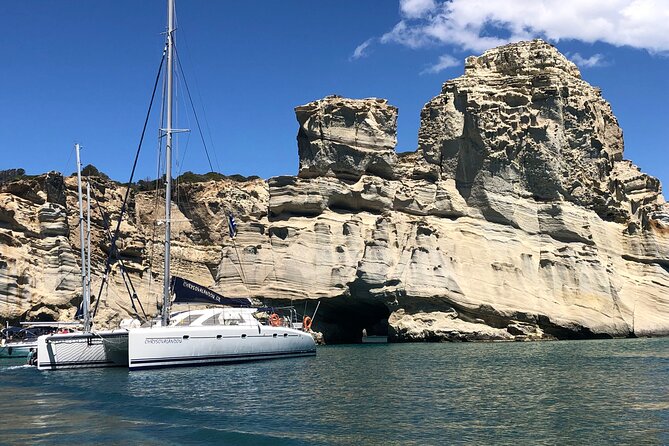 Full Day Tour to Kleftiko, Firlingos and Poliegos Catamaran