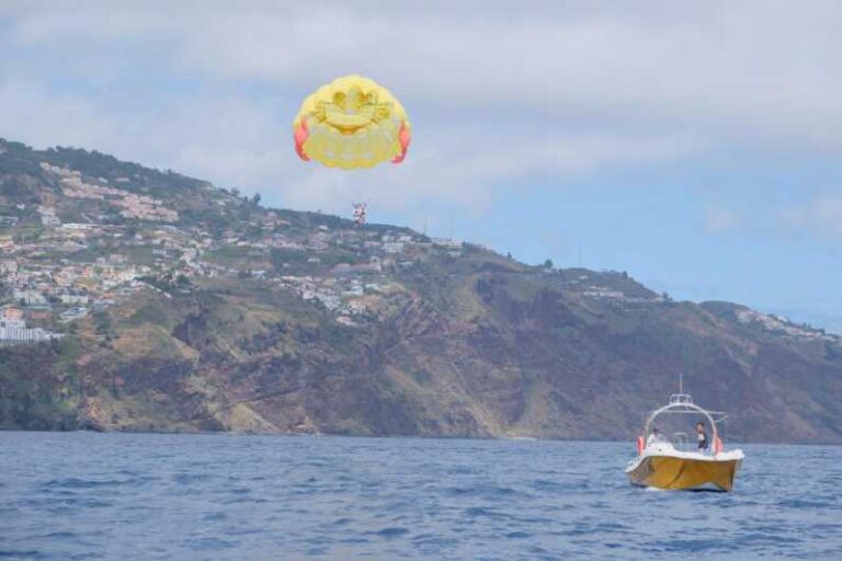 Funchal: Parasailing Tour on the Coast of Madeira Island