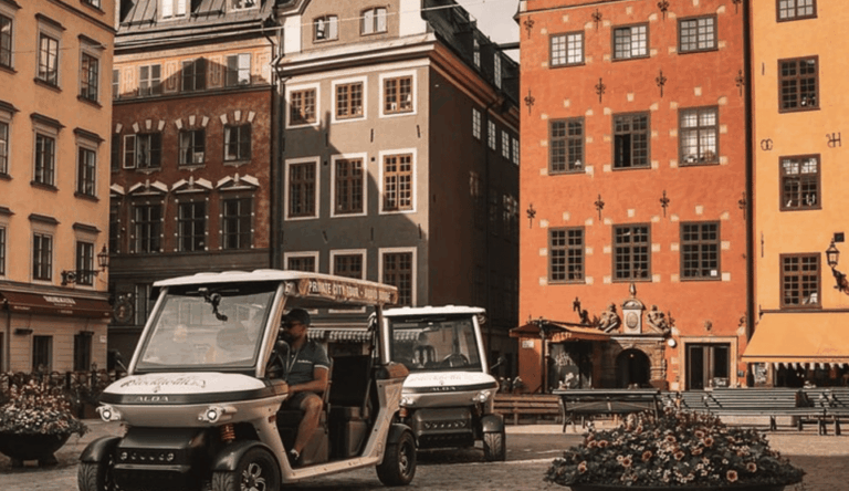 Golf cart tour in Rome & Professional Photoshoot
