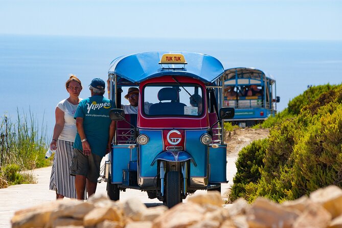 Gozo All Inclusive Chauffeured Tuk Tuk Day Tour – Blue Lagoon
