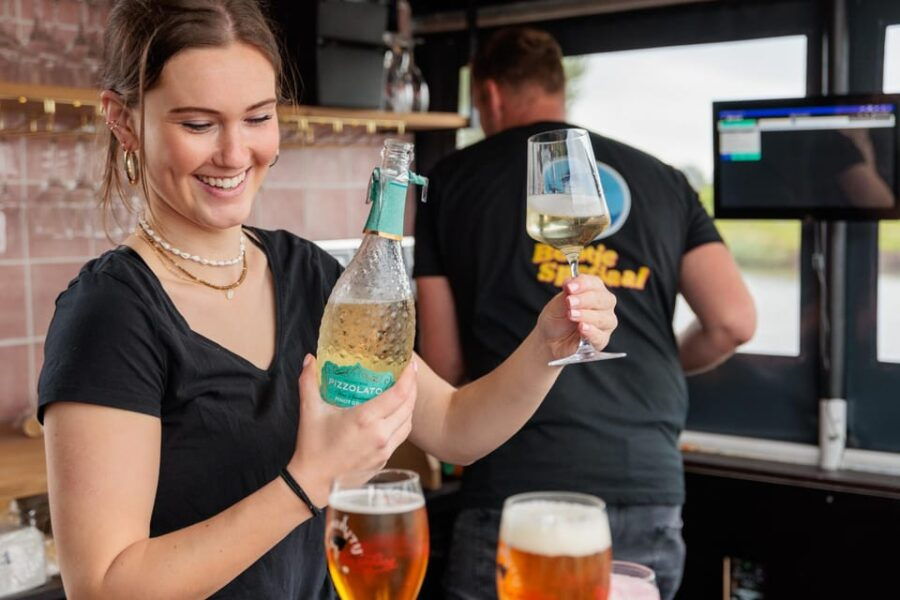 Groningen: Terrace Boat Experience with a Cozy Bar - What to Expect from the Groningen Floating Terrace Boat