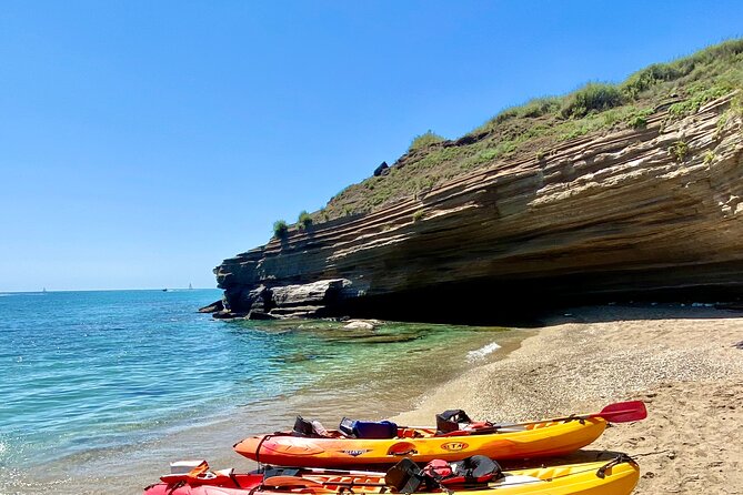 Guided sea kayak trip in Cap dAgde